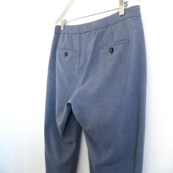 Theory Wool Blend Dress Pants Slacks Gray SZ 8 - Picture 10 of 12